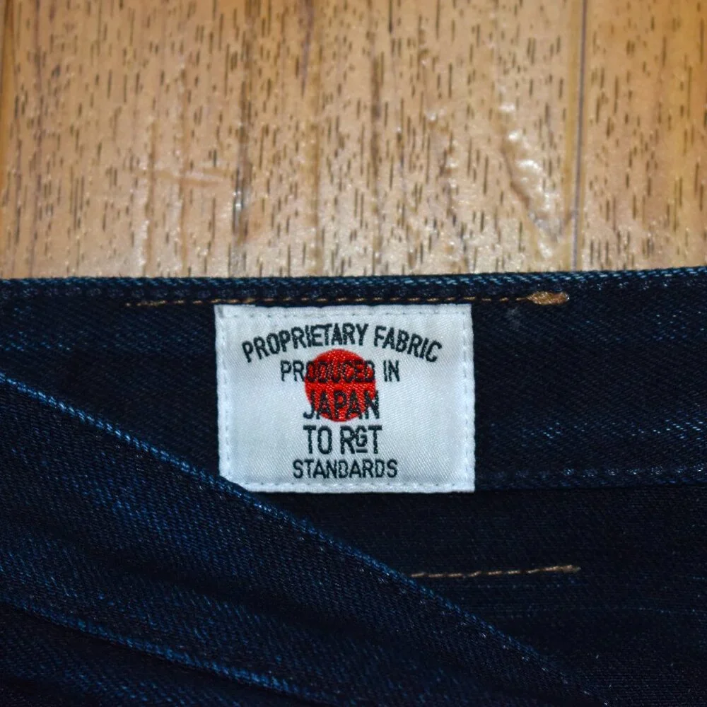 Rogue Territory Strong Taper Jeans Mens 31 Indigo Good Selvedge Button Fly